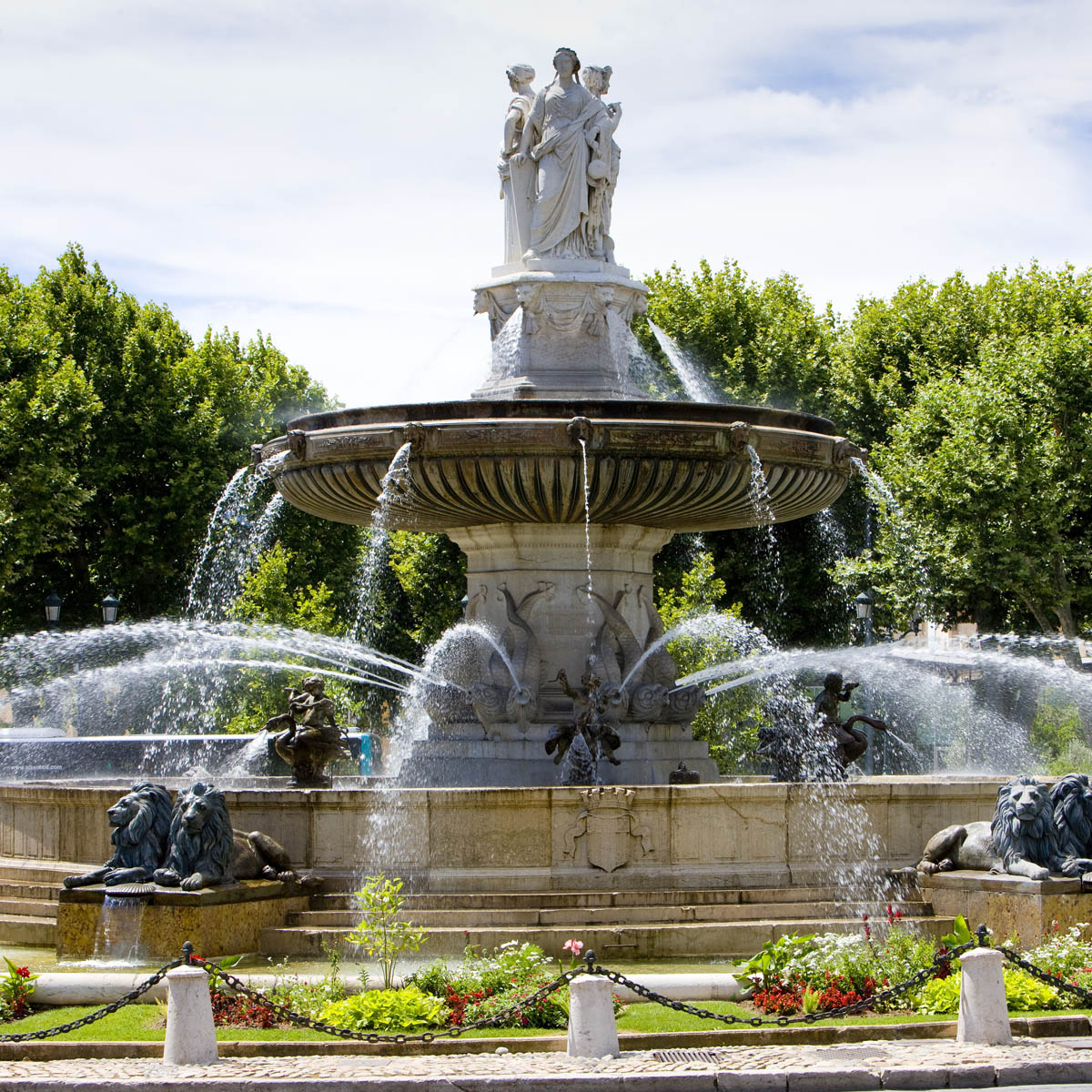 Fontaine ancienne à Aix-en-Provence